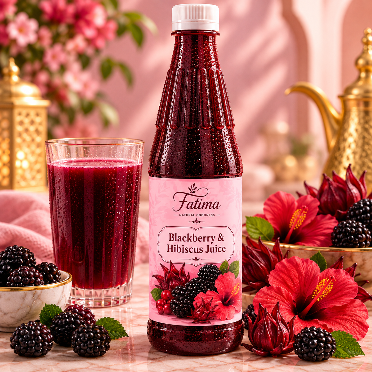 Fatima Blackberry & Hibiscus Juice