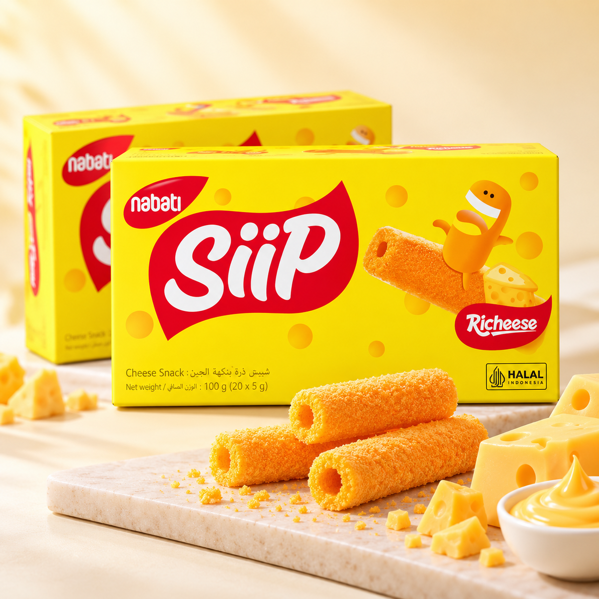 Nabati SiiP Richeese Cheese Snack