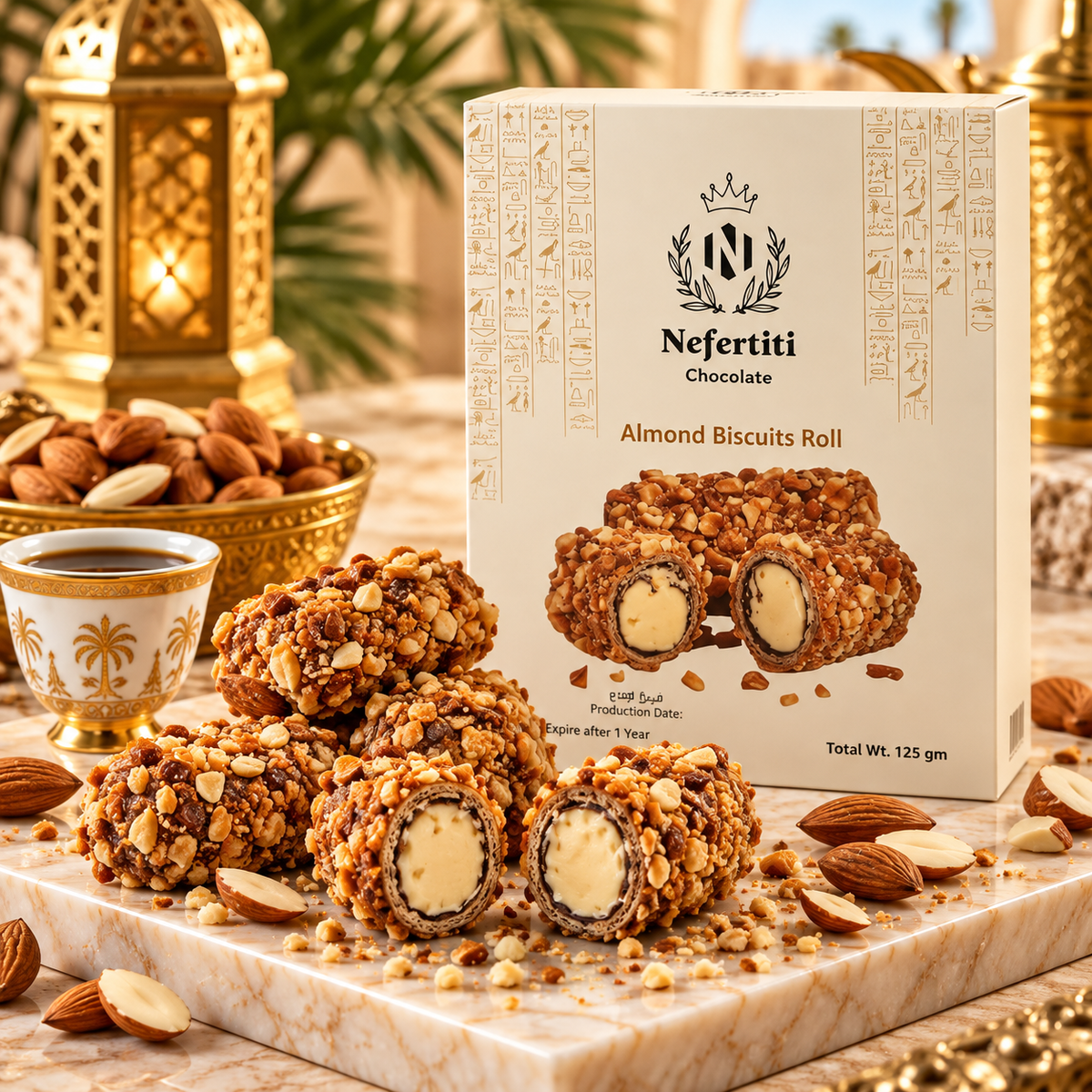 Nefertiti – Almond Biscuit Roll