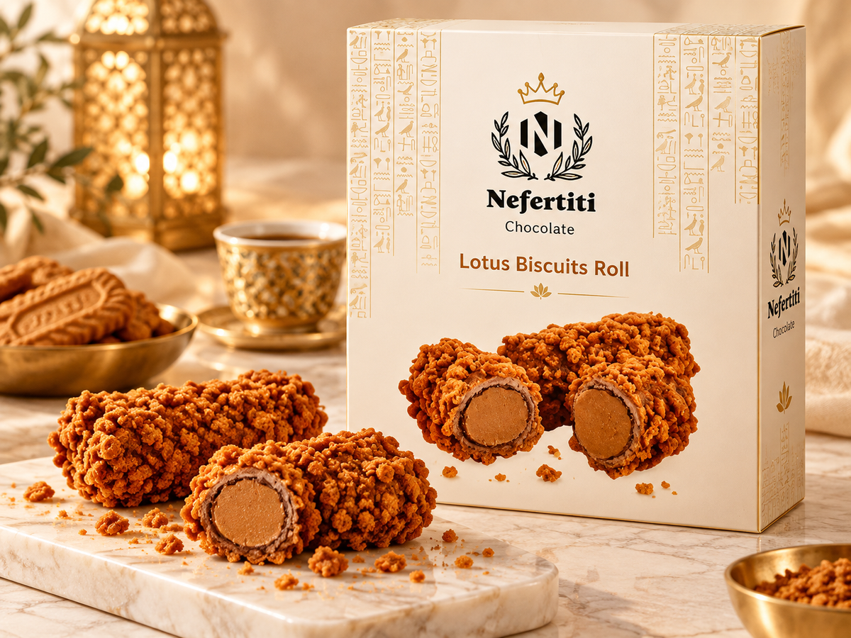 Nefertiti – Lotus Biscuit Roll