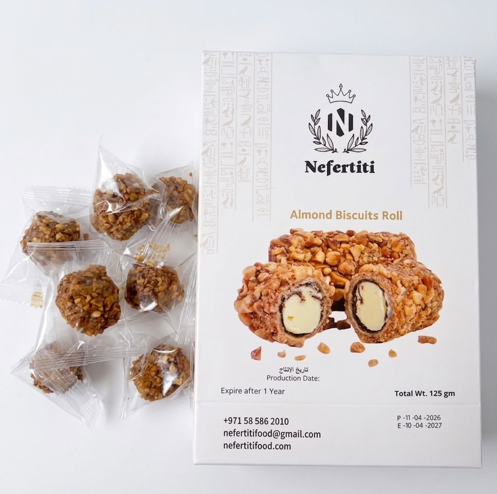 Nefertiti Almond Biscuit Roll